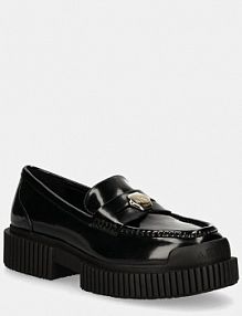 Mokasyny Armani Exchange  czarne damskie XDA005.XV878.00002