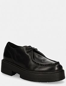 Półbuty sznurowane Geox  czarne damskie D46VDB.00043.C9999