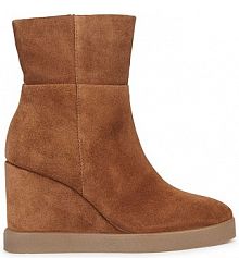 Botki na koturnie Geox  brązowe D36VQB.00022.CD500