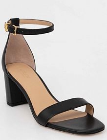 Sandały na słupku Lauren Ralph Lauren  czarne 802927949001.001