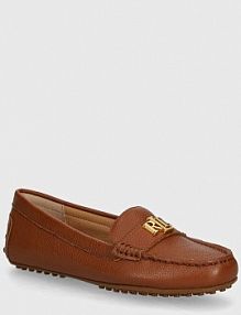 Mokasyny Lauren Ralph Lauren  brązowe damskie 802942768002.200