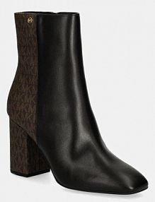 Botki na słupku MICHAEL Michael Kors  czarne 40F4HZHEFL.007