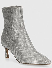 Botki na szpilce Steve Madden  srebrne SM11003281.968