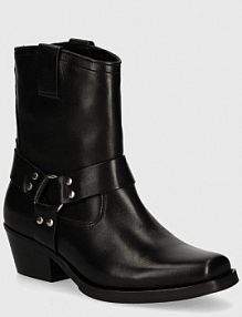 Botki na słupku Steve Madden  czarne SM11003295.017