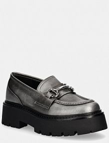 Mokasyny Steve Madden  srebrne damskie SM11003276.PL2