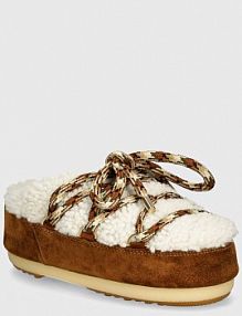 Kapcie moon boot  brązowe damskie 80D1460240.MA03