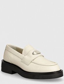 Mokasyny Tommy Jeans  beżowe damskie EN0EN02557