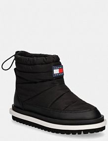 Śniegowce Tommy Jeans  czarne damskie EN0EN02725