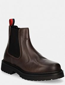 Sztyblety Tommy Jeans  brązowe męskie EM0EM01469