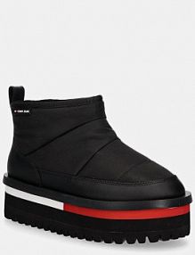 Śniegowce Tommy Jeans  czarne damskie EN0EN02689