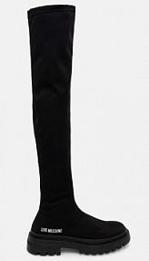 Kozaki Love Moschino  czarne damskie JA26015G1LIMZ000