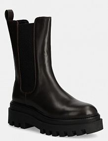 Sztyblety Calvin Klein Jeans  brązowe damskie YW0YW01542