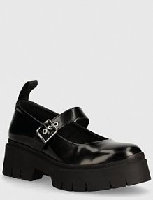 Półbuty sznurowane HUGO  czarne damskie 50523242.001