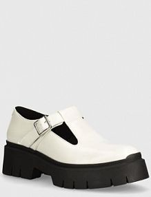 Półbuty sznurowane HUGO  beżowe damskie 50523251.102