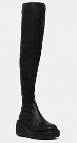 Kozaki HUGO  czarne damskie 50529883.001