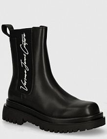 Sztyblety Versace Jeans Couture  czarne damskie 77VA3S60.ZS868.899