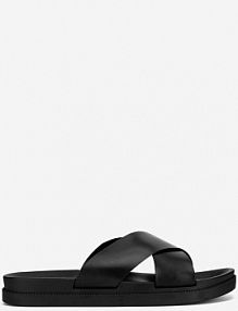 Klapki Lanetti czarne męskie MYL--01