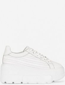 Sneakersy Badura białe damskie CASI-01W1-004