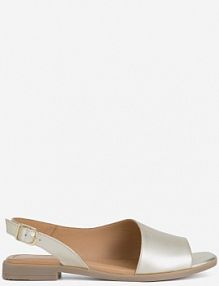 Sandały na obcasie Sergio Bardi złote WI16-D1033-01SB