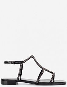 Sandały na obcasie Badura czarne JOSEPHE-SL2286-2