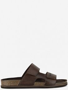 Klapki Badura brązowe męskie ACTIVE-44 MI08