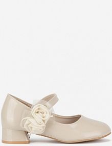 Baleriny Nelli Blu beżowe dziecięce CM220624-2