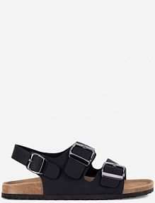 Sandały Lanetti czarne męskie 7410990012