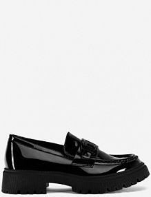 Mokasyny DeeZee czarne damskie WS5875-32