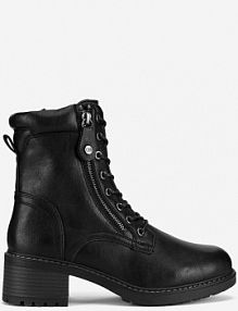 Trzewiki Clara Barson czarne damskie WYL3984-1