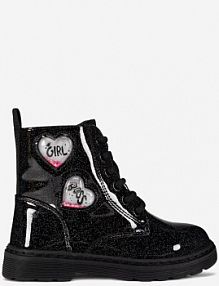 Trzewiki Nelli Blu czarne dziecięce CM231212-1