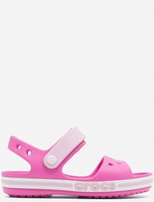 Sandały Crocs różowe dziecięce BAYABAND SANDAL K 205400-6QQ