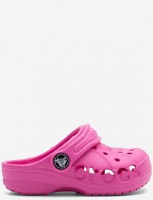 Klapki basenowe Crocs różowe dziecięce BAYA CLOG T 207012-6QQ