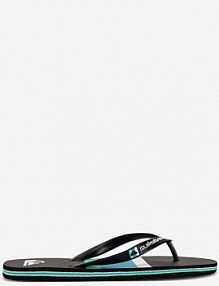 Klapki basenowe Quiksilver czarne męskie MOLOKAI STRIPE AQYL101361 KVJ3