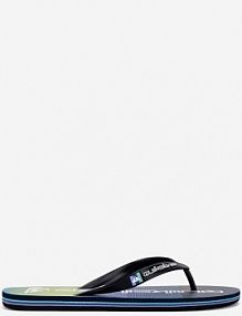 Klapki basenowe Quiksilver niebieskie męskie MOLOKAI STRIPE AQYL101361 XBBG
