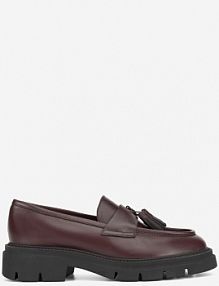 Mokasyny gino rossi czerwone damskie GRACE-I24-26375NB