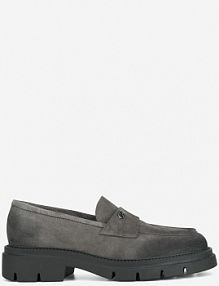 Mokasyny gino rossi szare damskie GRACE-I24-2637LM