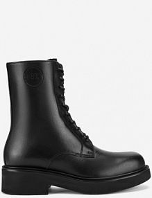 Trzewiki gino rossi czarne damskie RIDER-24606PE