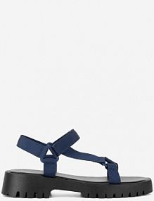 Sandały na obcasie Jenny Fairy granatowe JD23-0417-56