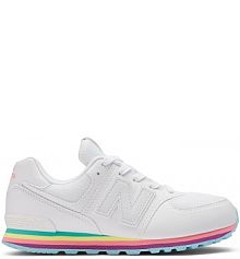 Sneakersy New Balance białe dziecięce GC574KIJ