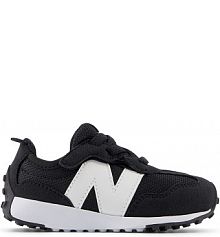 Buty na rzepy New Balance czarne dziecięce niemowlęce NW327CBW