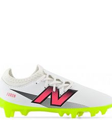 Lanki New Balance białe/brązowe dziecięce FURON V7+ DISPATCH JNR FG SJF3FH75
