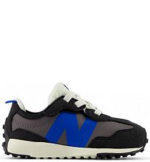 Buty na rzepy New Balance czarne dziecięce niemowlęce NW327VB