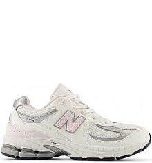 Sneakersy New Balance białe/brązowe dziecięce PC2002PN