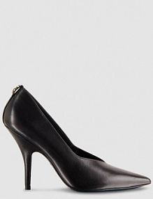 Skórzane czółenka czarne PATRIZIA PEPE