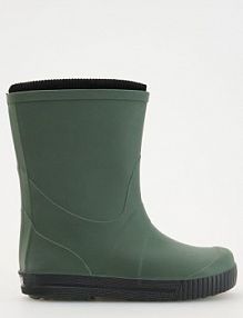 Kalosze z wyjmowanym ocieplaczem Reserved zielone dziecięce 532AV-87X