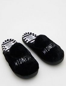 Kapcie WEDNESDAY Reserved czarne dziecięce 862BW-99X