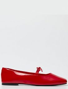 Czerwone baleriny Mary Jane z kokardką House damskie 821AE-33X