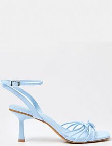 Jasnoniebieskie sandały z imitacji skóry na obcasie House 846AE-05X