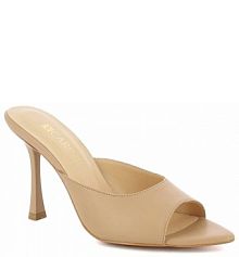 Klapki na szpilce Carinii beżowe