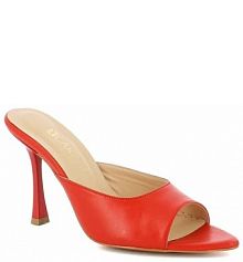 Klapki na szpilce Carinii czerwone